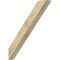 Ekena Millwork 4"W x 26"D x 30"H Traditional Rough Sawn Knee Brace, Douglas Fir BRC04X26X30TRA00RDF - alternate 1
